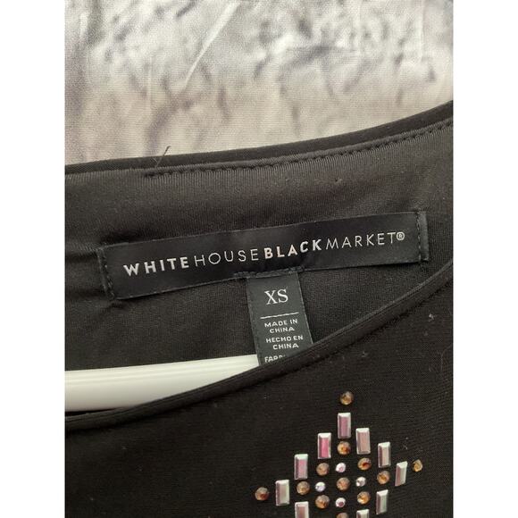 White House Black Market Dress Size XS Beaded - Picture 3 of 6